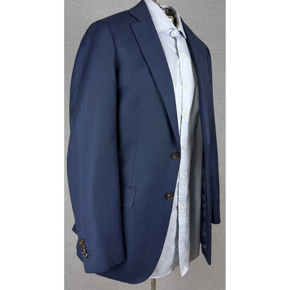 Suitsupply Sienna Blazer Navy Blue Vitale Barberis Canonico Super 130s Wool 40R